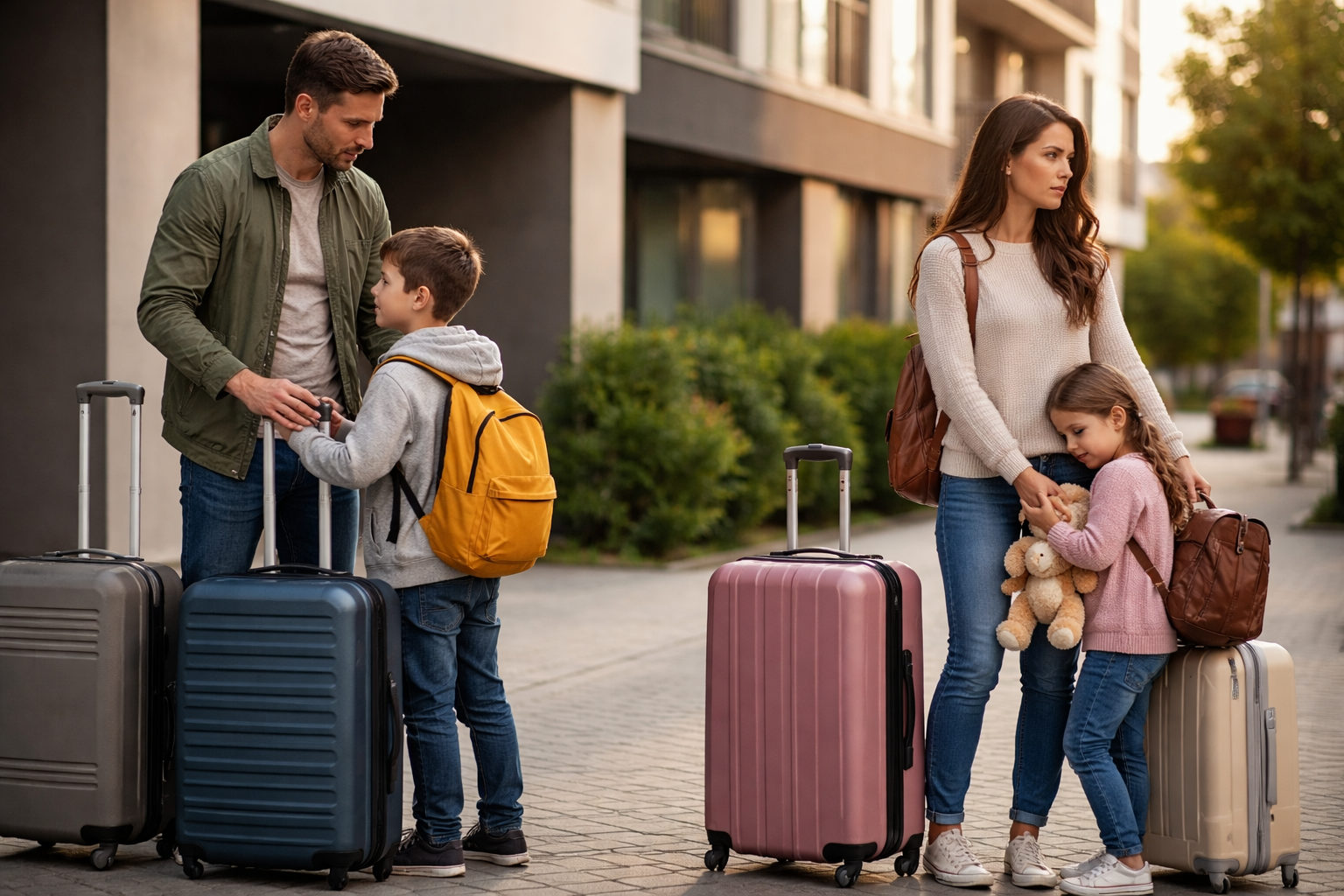 Custodia compartida por cambio de ciudad. Abogado de familia.